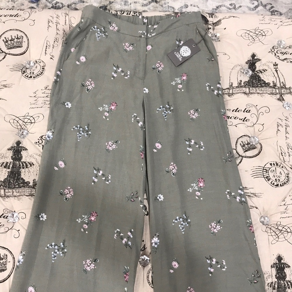 💥 Vince Camuto Womens Floral Print Pants - Picture 4 of 8
